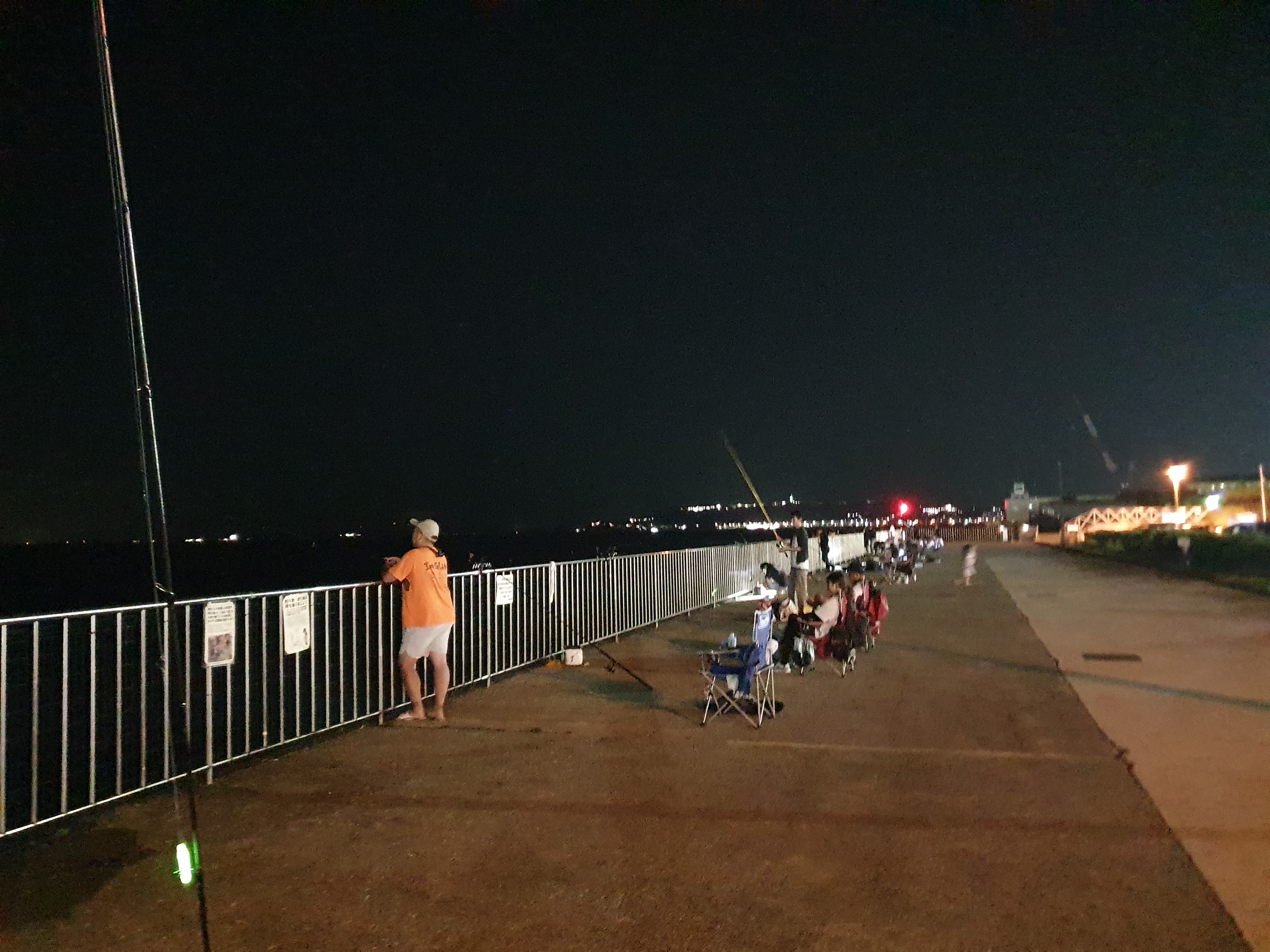 横須賀うみかぜ公園 夜釣り