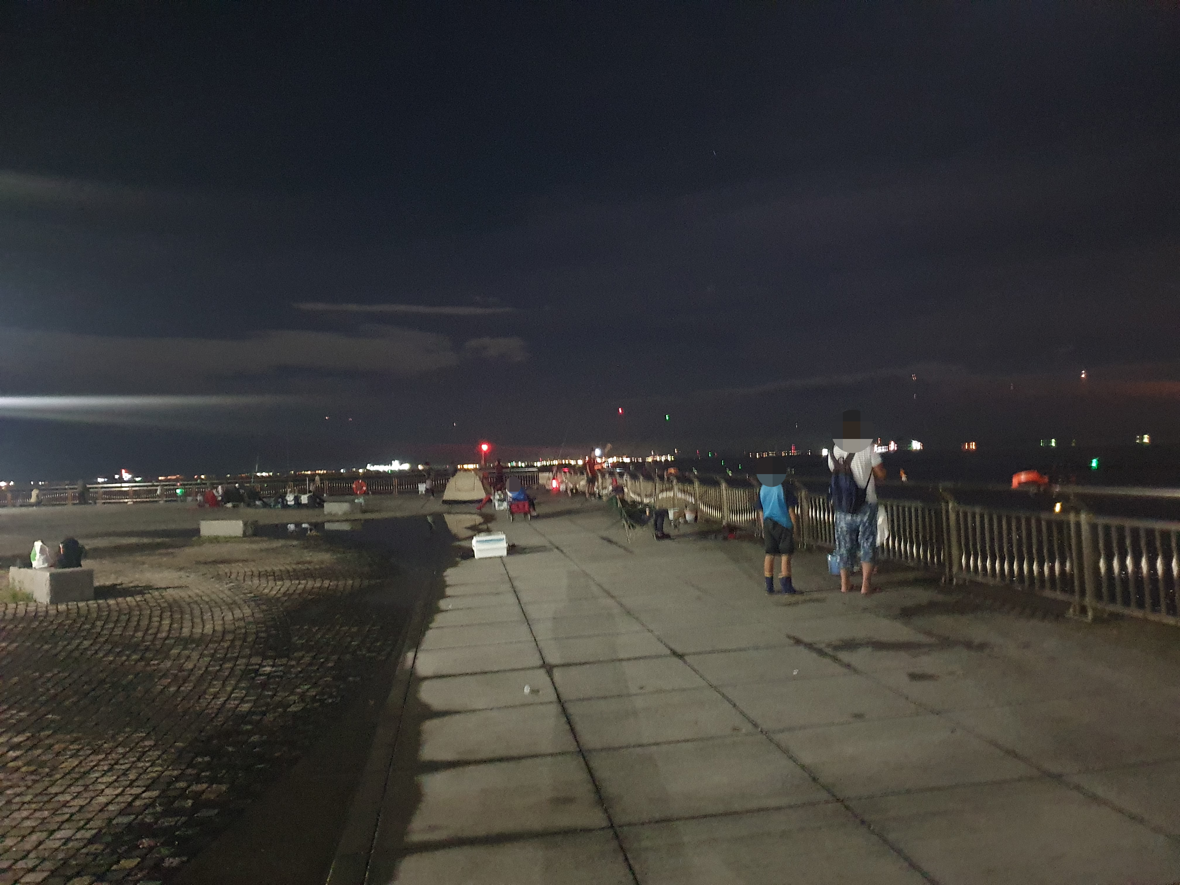 東扇島西公園　釣り　太刀魚