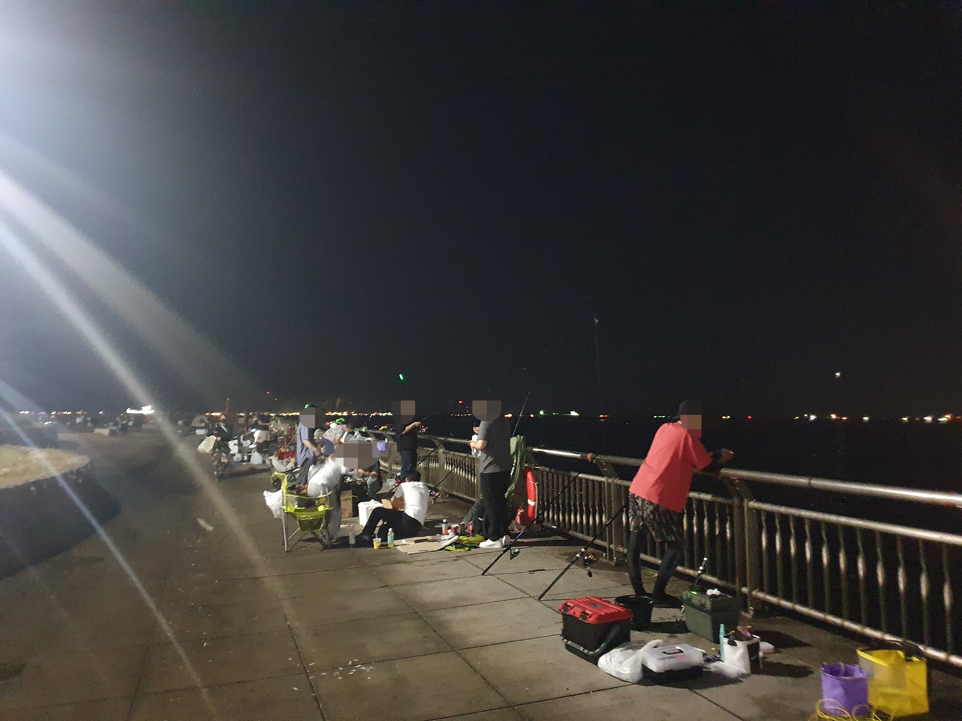 東扇島西公園　釣り　太刀魚