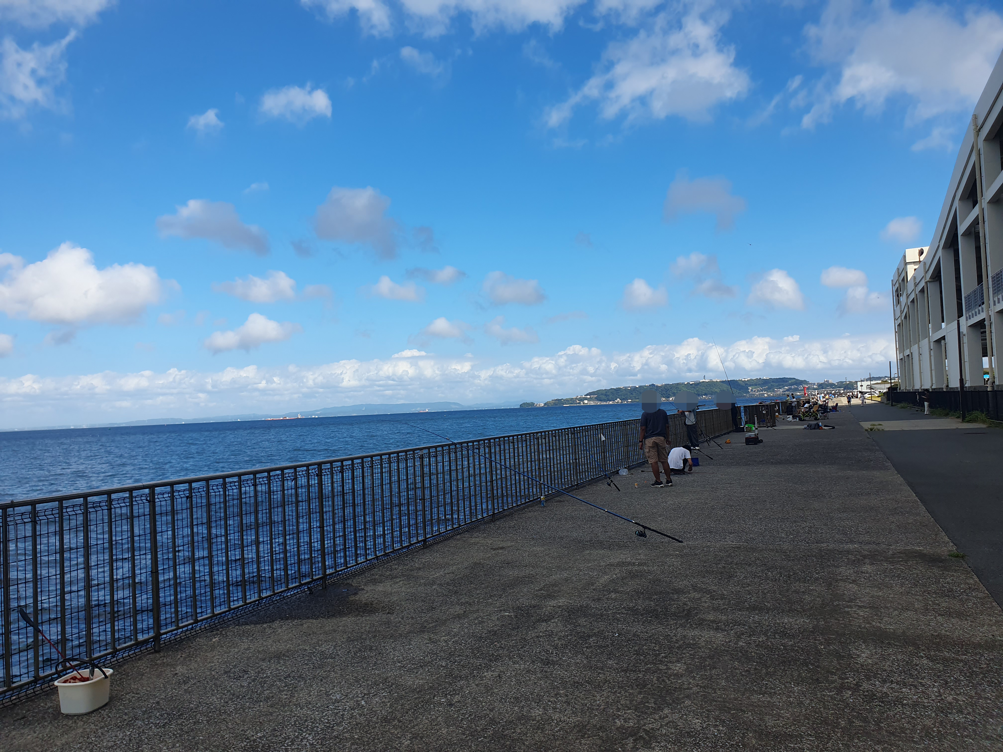 【うみかぜ公園】昼間にファミリーフィッシングで7目釣り！！