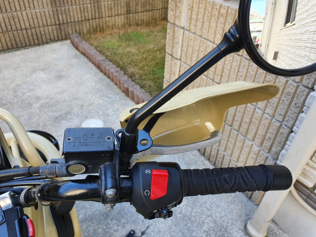 ホンダ バイク PS250カスタム：ナックルガードの取り付け方を紹介